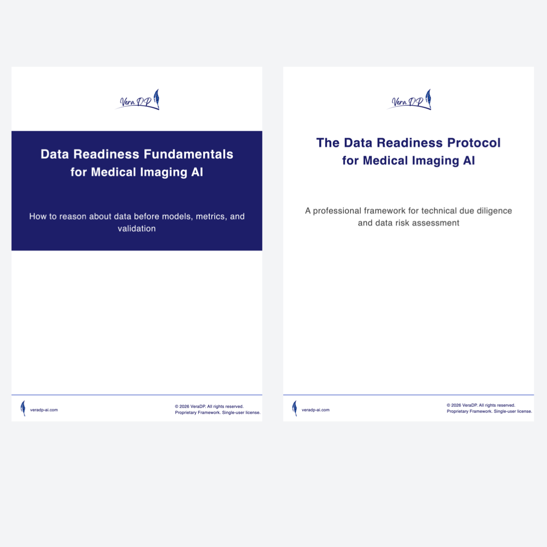 Cover image for the “Data Readiness Suite: Fundamentals and Protocol for Medical Imaging AI,” a combined conceptual and practical resource including the Fundamentals booklet and the Data Readiness Protocol.