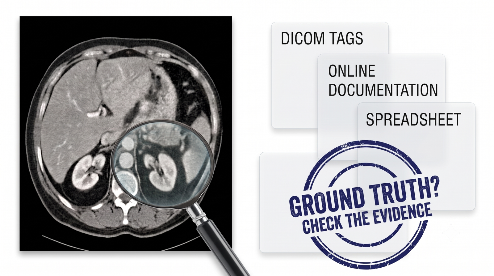 Can Metadata be trusted as Ground Truth for Medical Imaging AI?